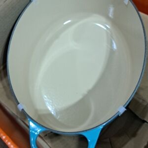 Le Creuset Turquoise Cast Iron Dutch Oven